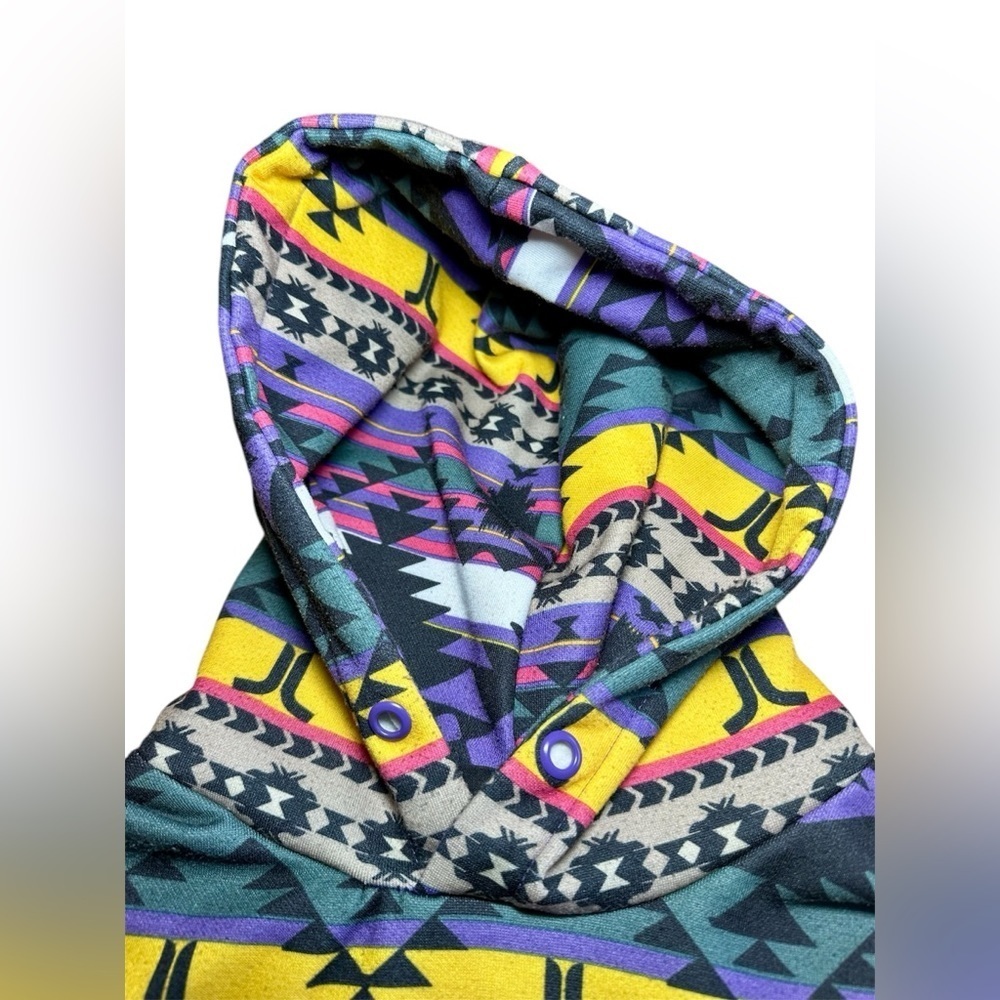 WeSC Raffe Mike Blanket AOP Unisex Hooded Sweatshirt Mens Size M Womens …​​​ - Picture 5 of 11